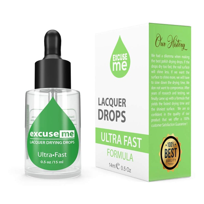 Karlash Excuse Me Nail Polish Ultra Fast Drying Drops 0.5 oz 15ml (Pack of 3) - Image 2